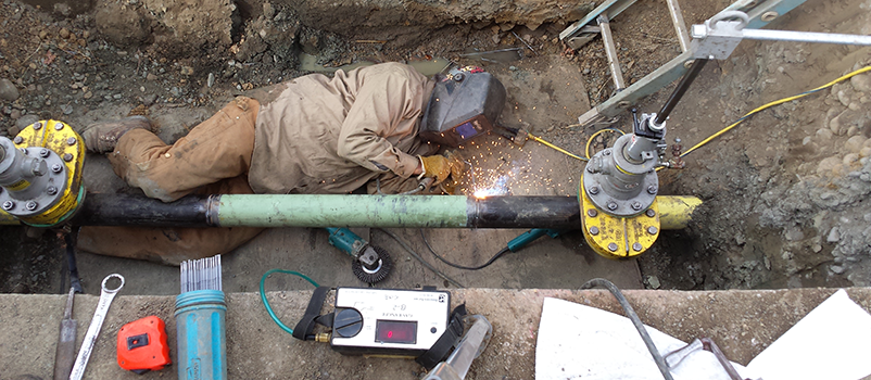 Gas Pipeline Reconnection